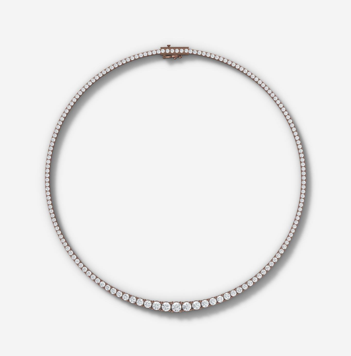 14 ct. tw. Graduated Diamond Tennis Necklace