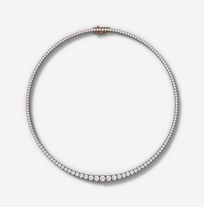 18 ct. tw. Graduated Diamond Tennis Necklace