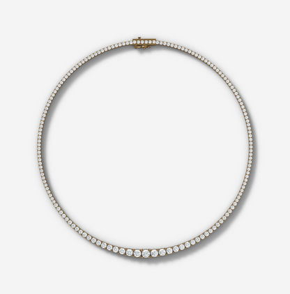 18 ct. tw. Graduated Diamond Tennis Necklace
