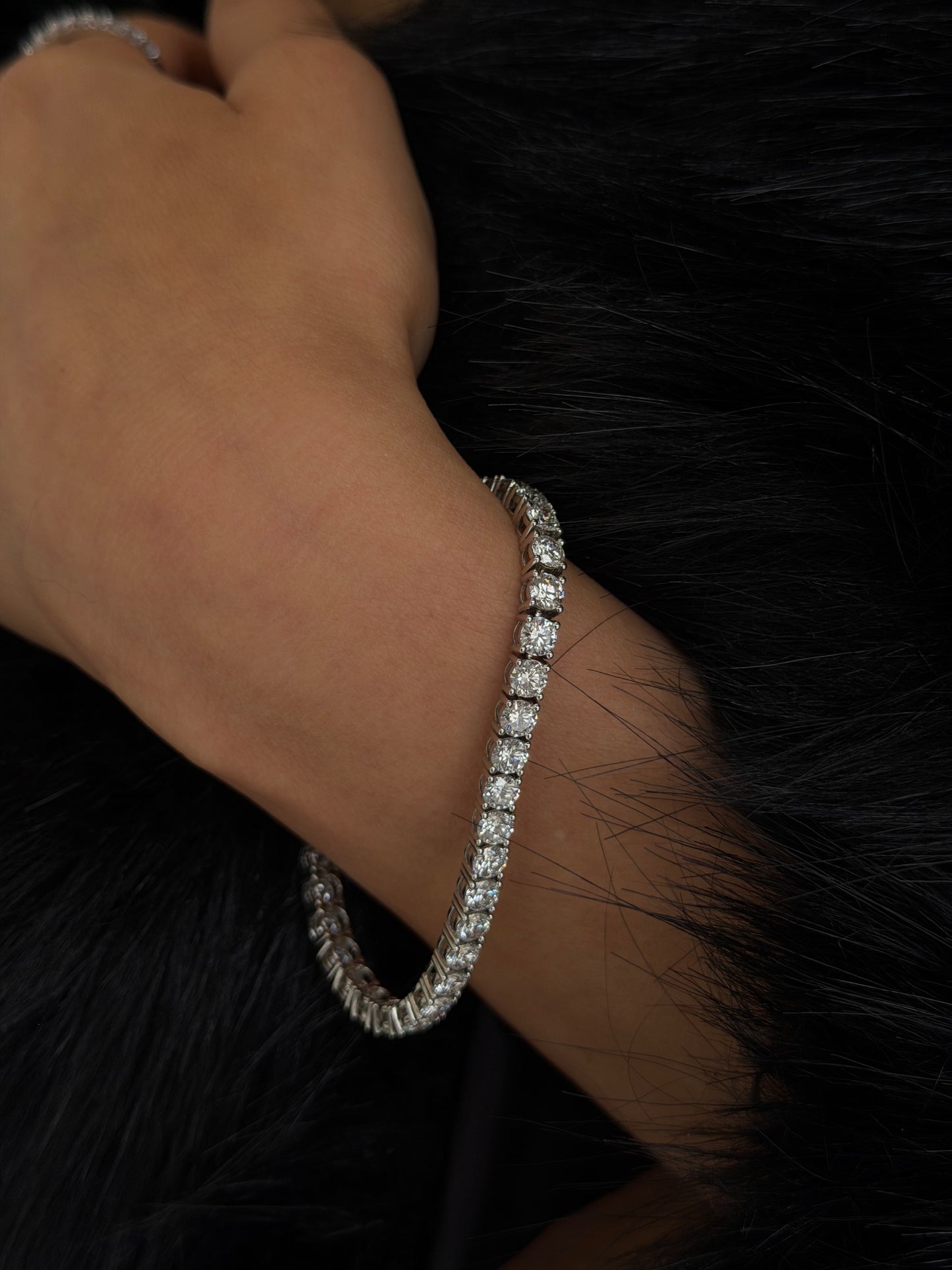 10.00ct TDW Classic Tennis Bracelet