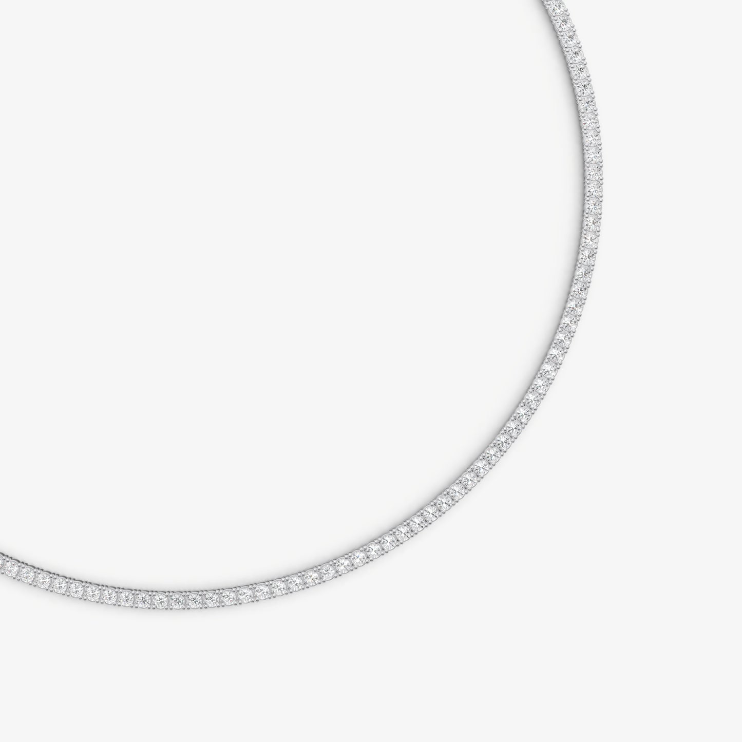 8.00ct Total Diamond Weight Tennis Necklace