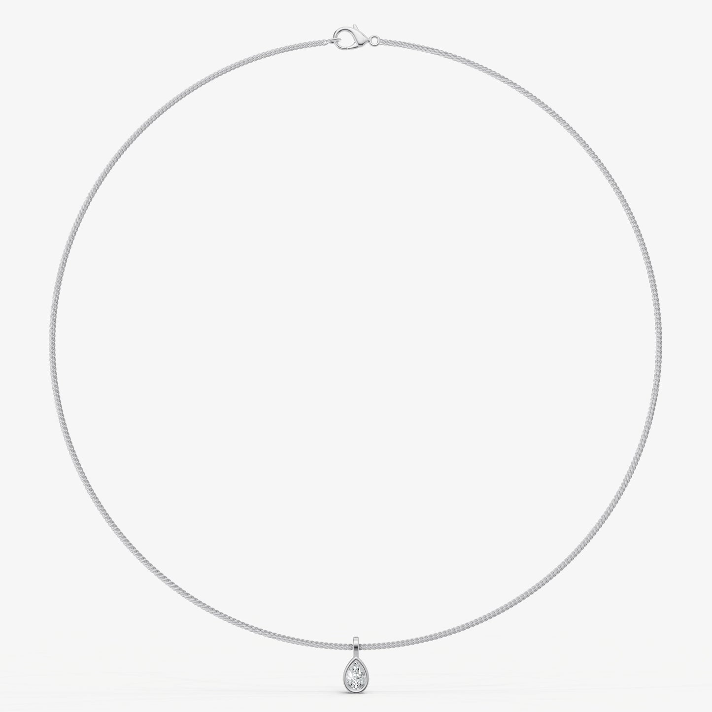 0.50ct Bezel Set Diamond Pendant