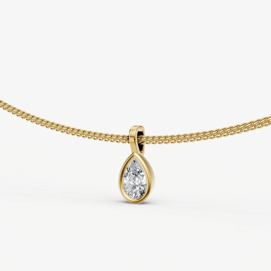 0.50ct Bezel Set Diamond Pendant