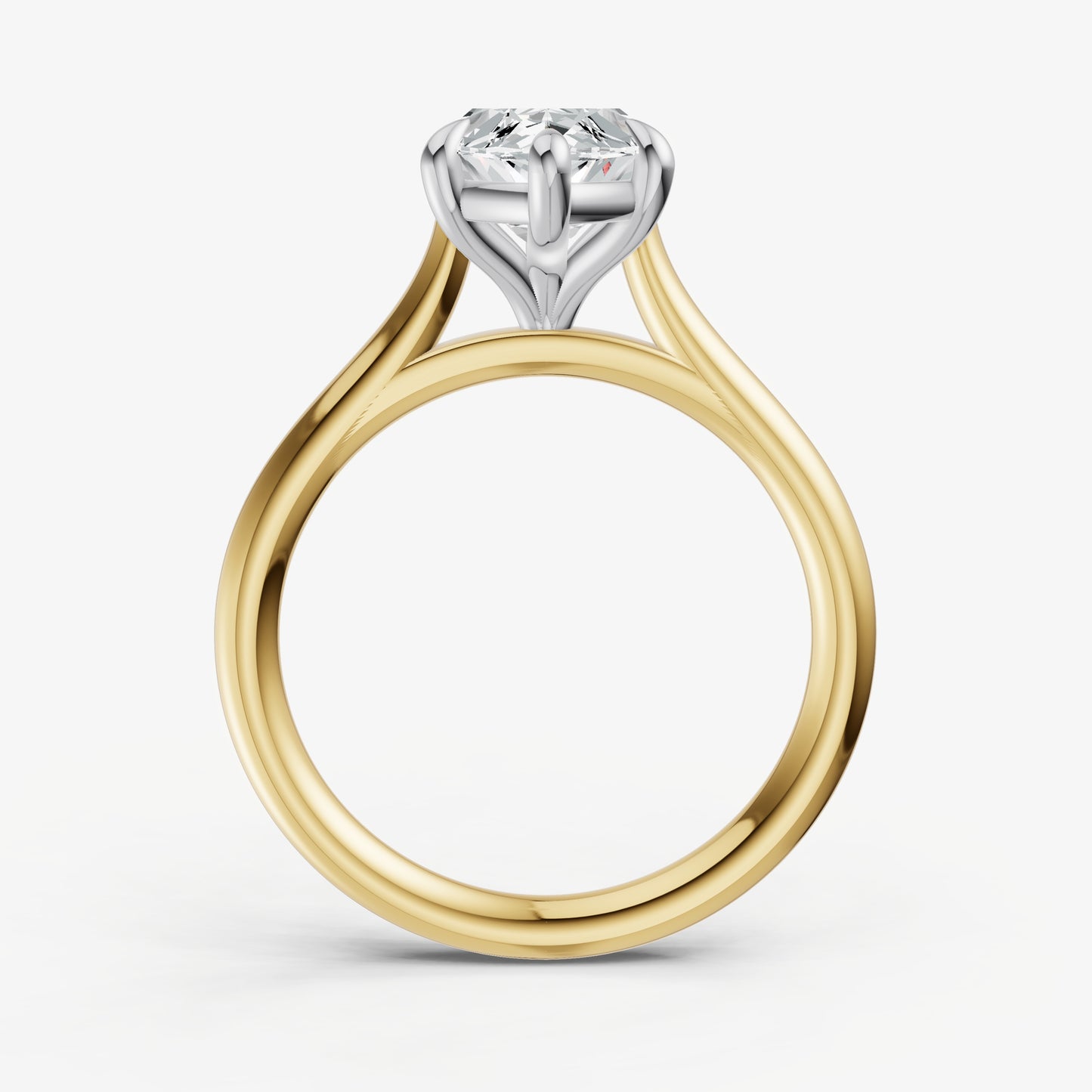 Marquise Cathedral Set Solitaire Engagement Ring