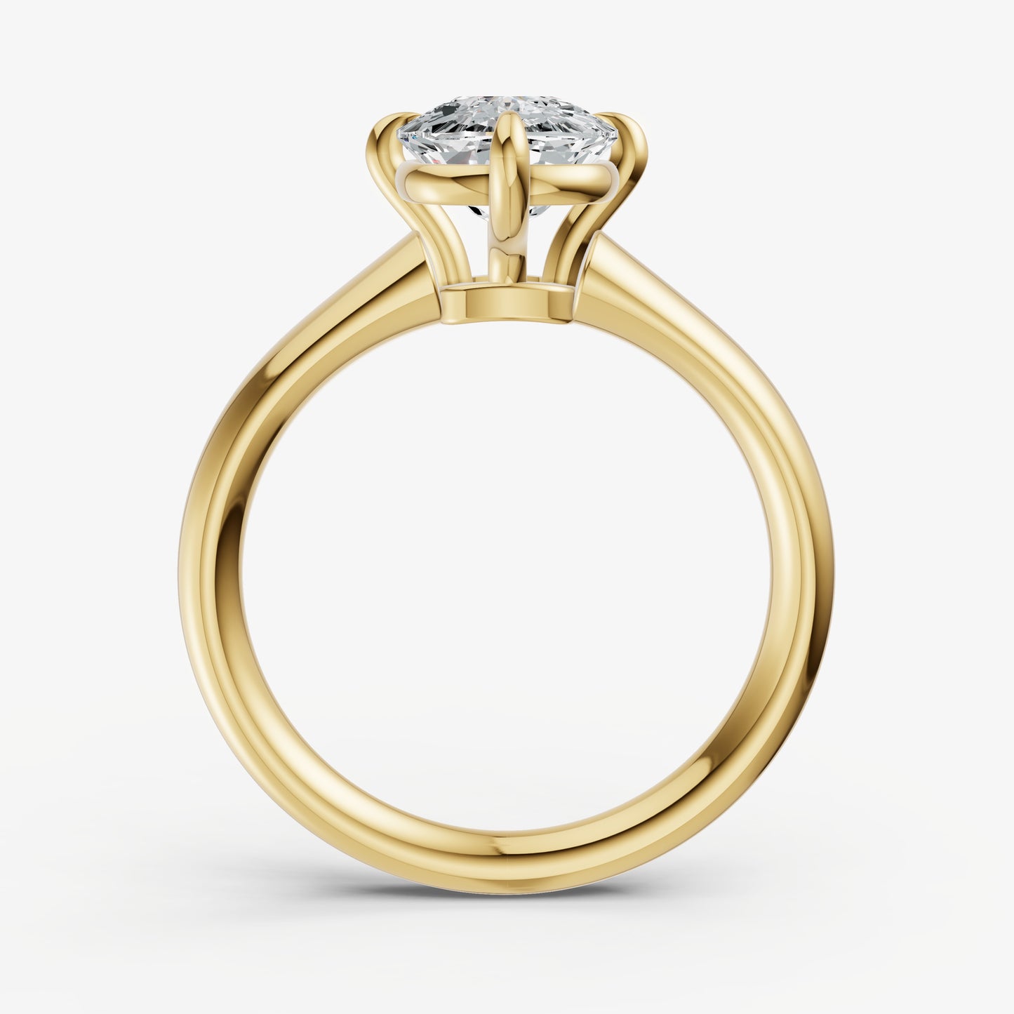 2.54ct Old Miner Compass Tapered Solitaire