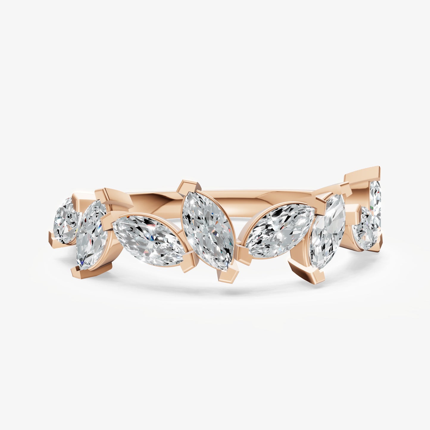 Marquise 25pt Diamond Ring