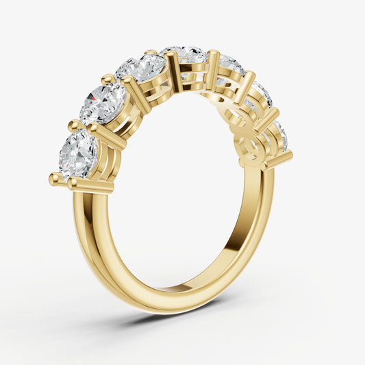 Statement Crown Set Round 35pt Diamond Band