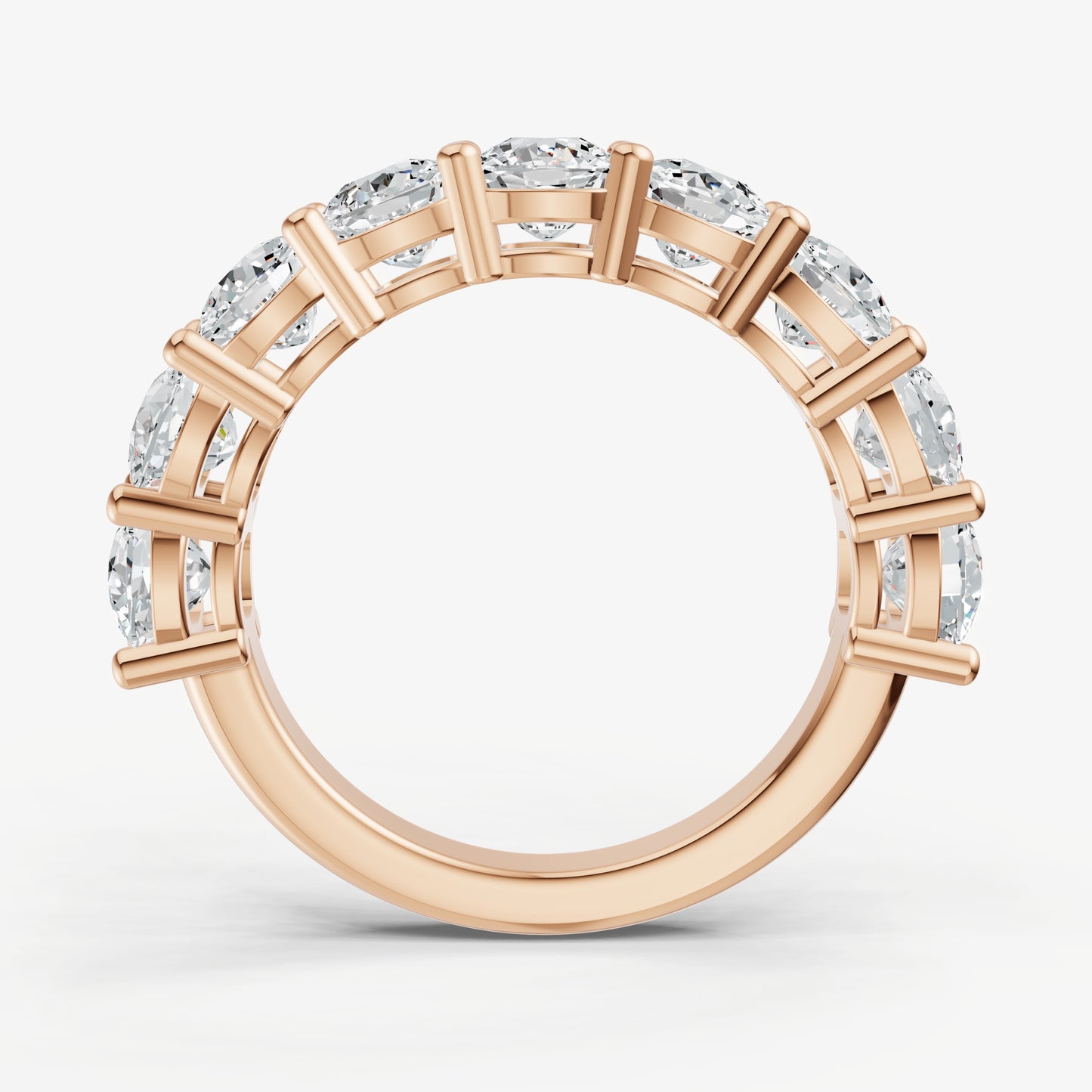 Statement Crown Set Cushion 45pt Diamond Band