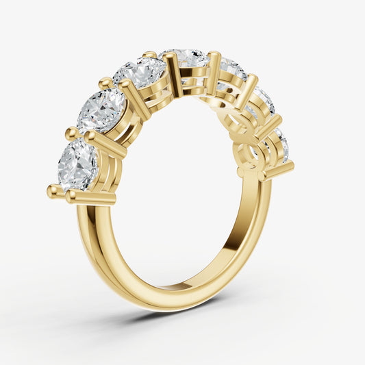 Statement Crown Set Round 45pt Diamond Band