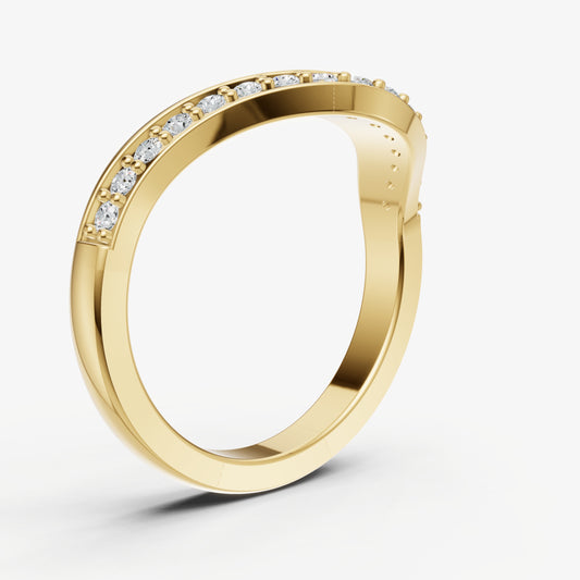 Diamond Edge Curved Band