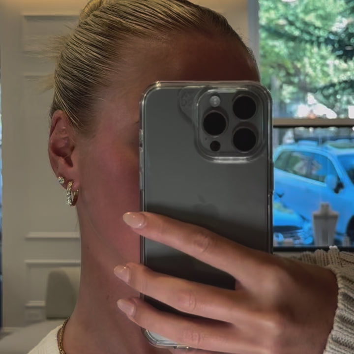 0.10ct Round Brilliant Cut Diamond Set Hoops