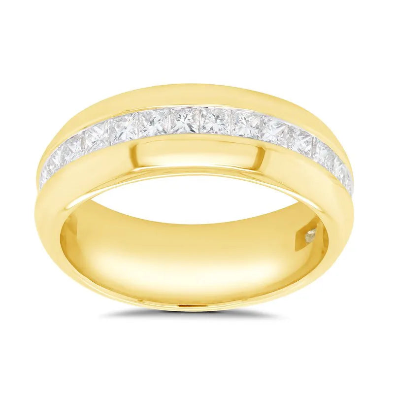 Wedding ring on sale men diamond