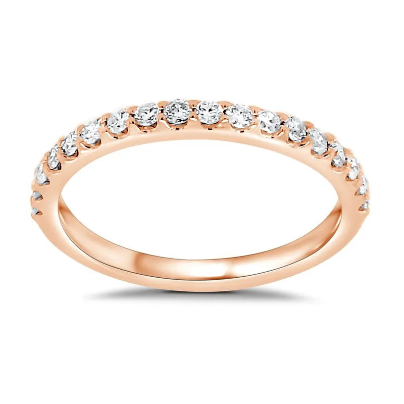 Diamond eternity clearance ring rose gold