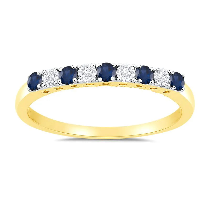 Sapphire wedding deals sets white gold