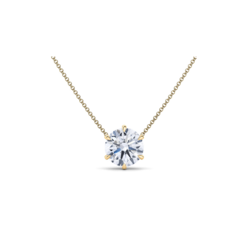 Invisible necklace with diamond deals
