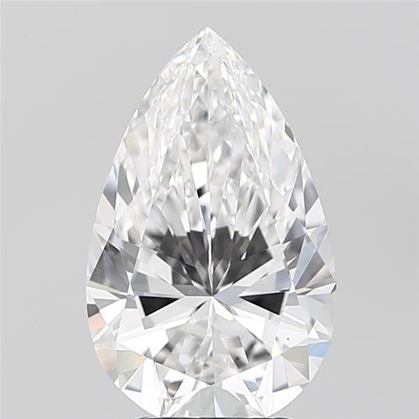 Pear 3.59ct D VVS2