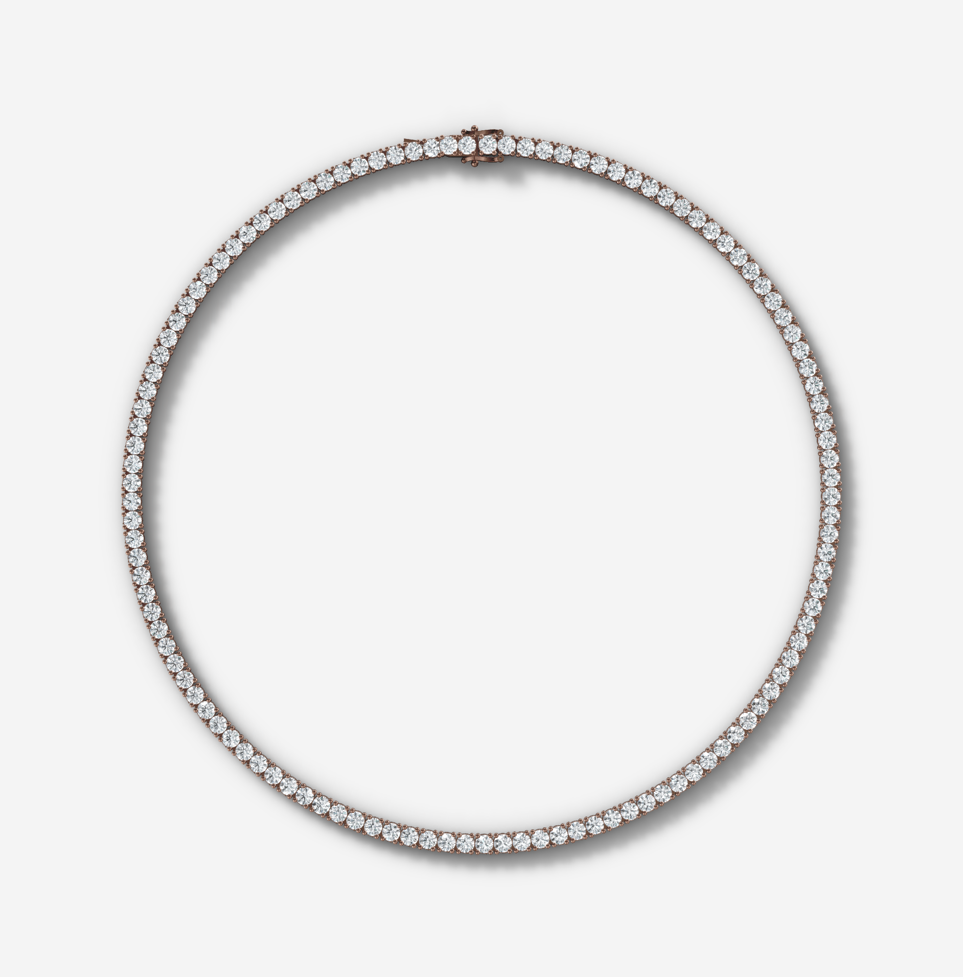 Classic Diamond Tennis Necklace