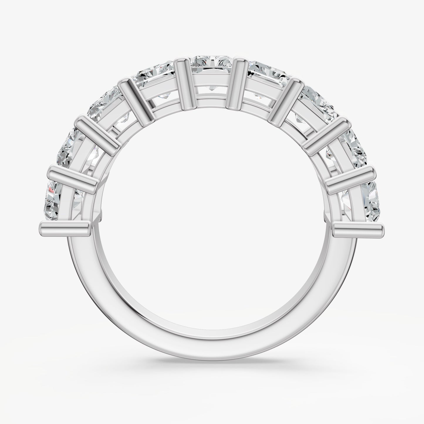 Statement Crown Set Radiant 45pt Diamond Band