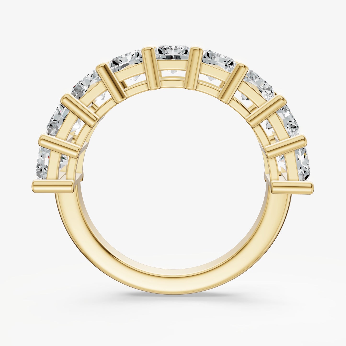 Statement Crown Set Radiant 45pt Diamond Band
