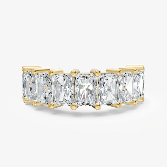 Statement Crown Set Radiant 45pt Diamond Band