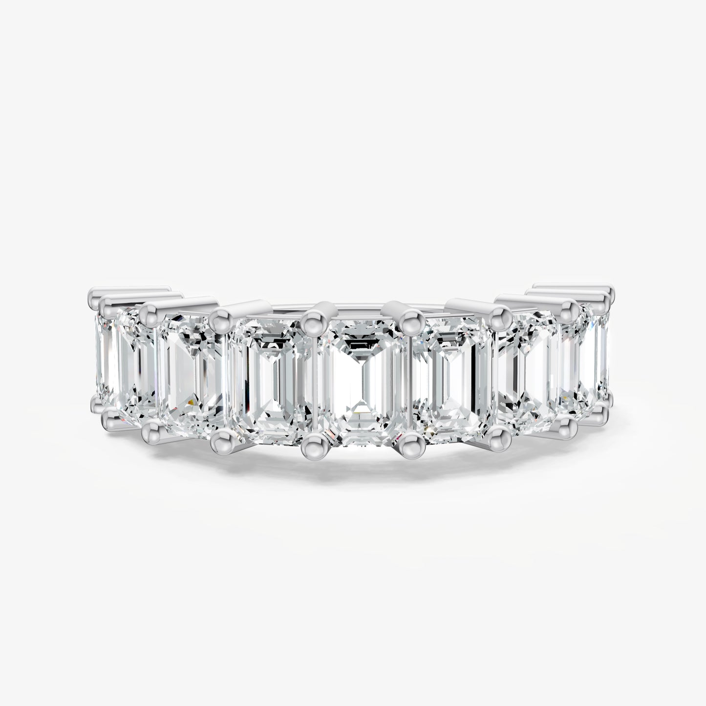 Statement Crown Set Emerald 45pt Diamond Band