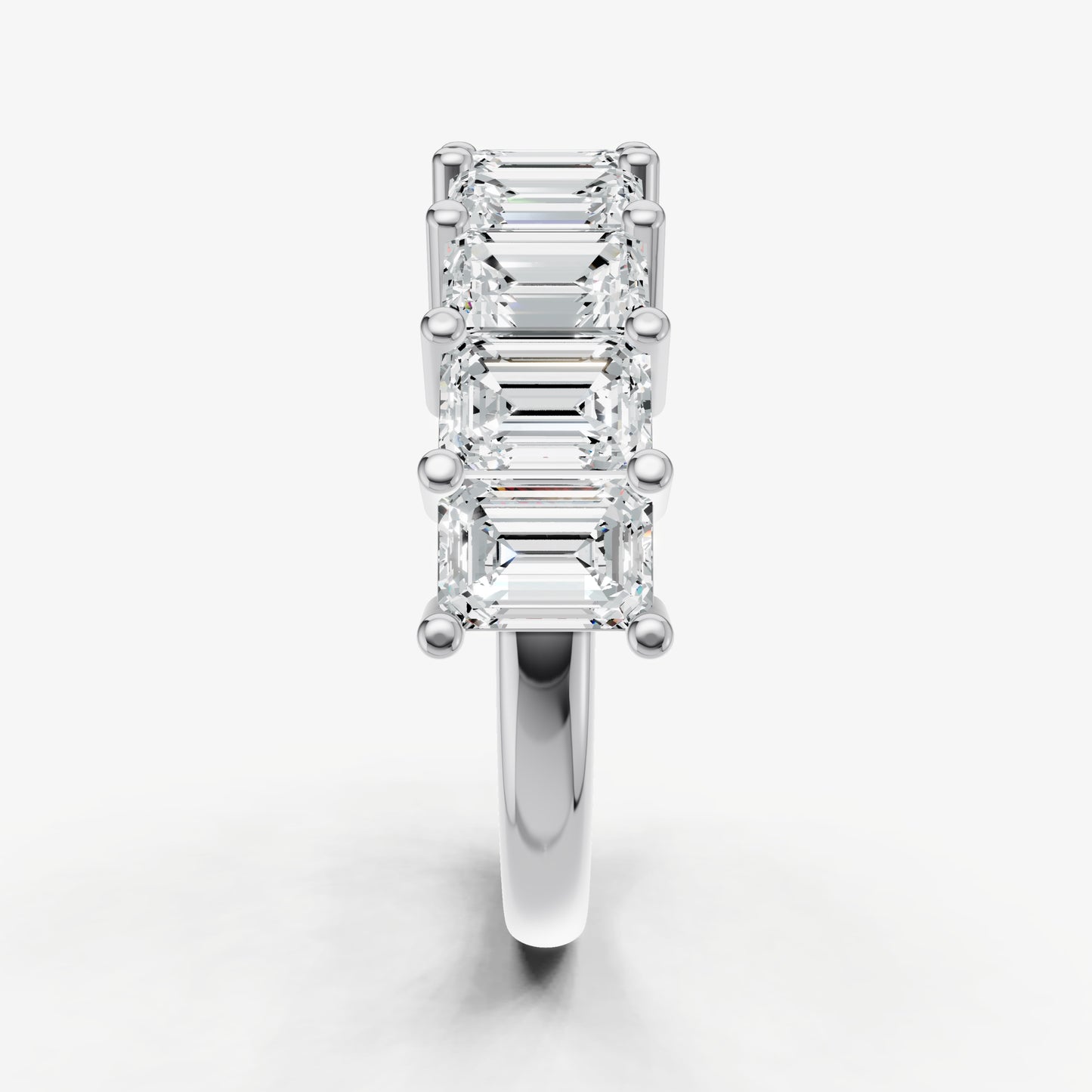 Statement Crown Set Emerald 45pt Diamond Band