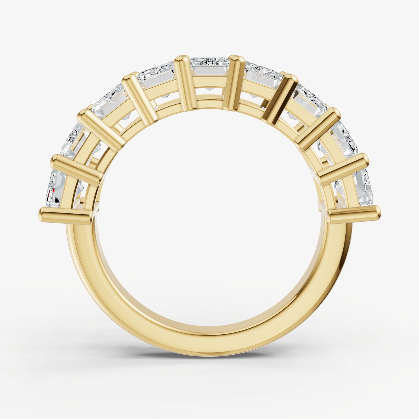 Statement Crown Set Emerald 45pt Diamond Band