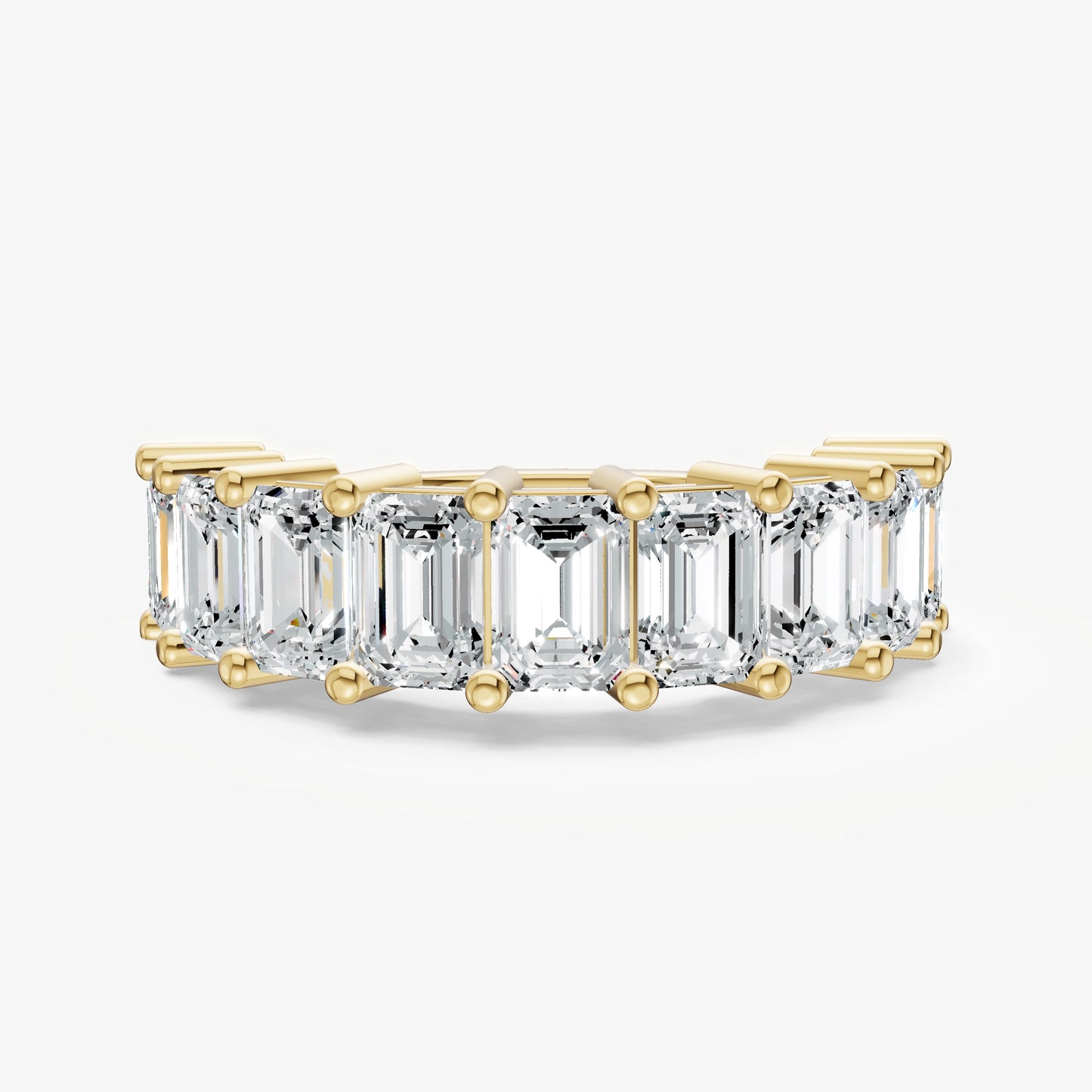 Statement Crown Set Emerald 45pt Diamond Band
