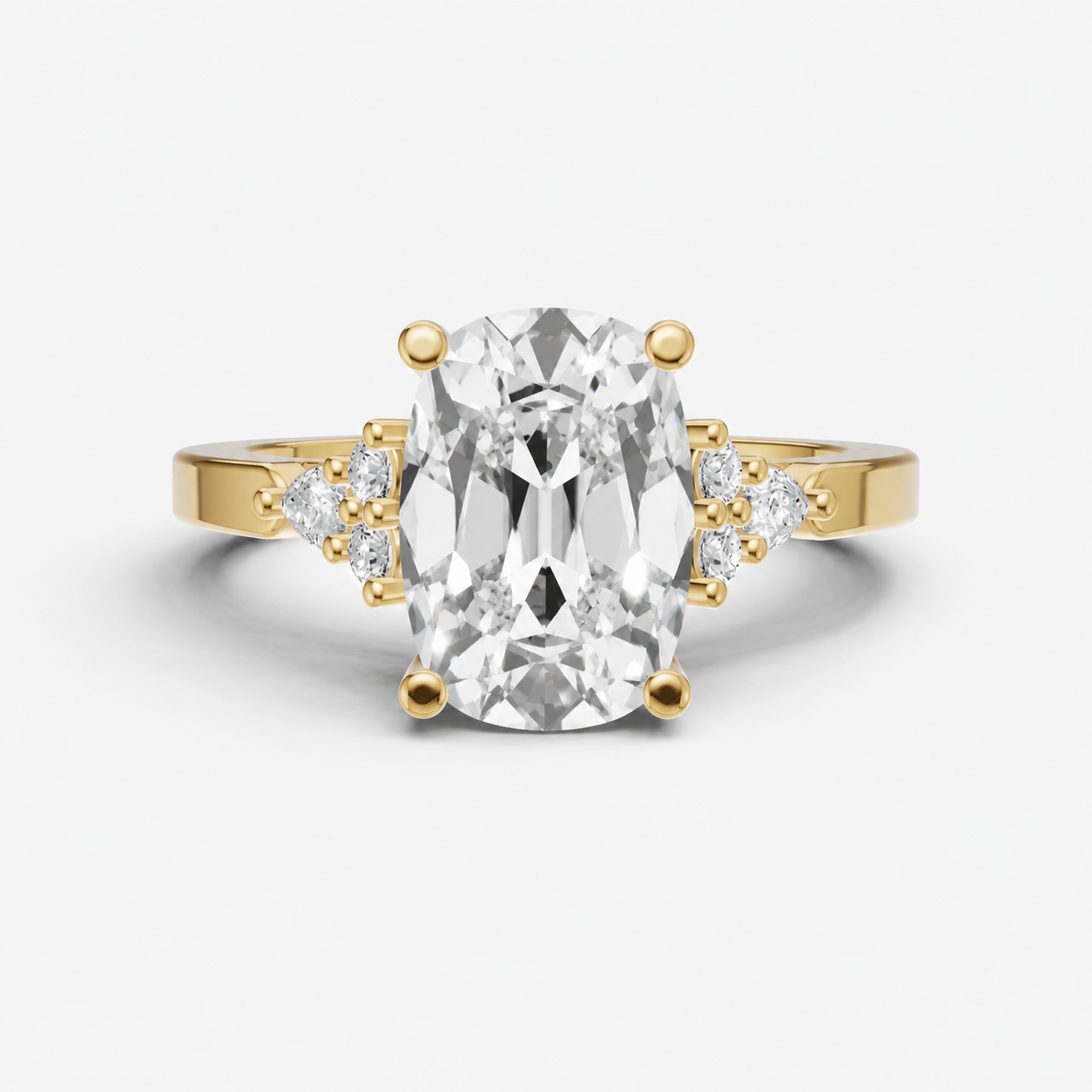 Old Miner Cluster Diamond Engagement Ring