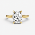 Old Miner Four Claw Solitaire Engagement Ring
