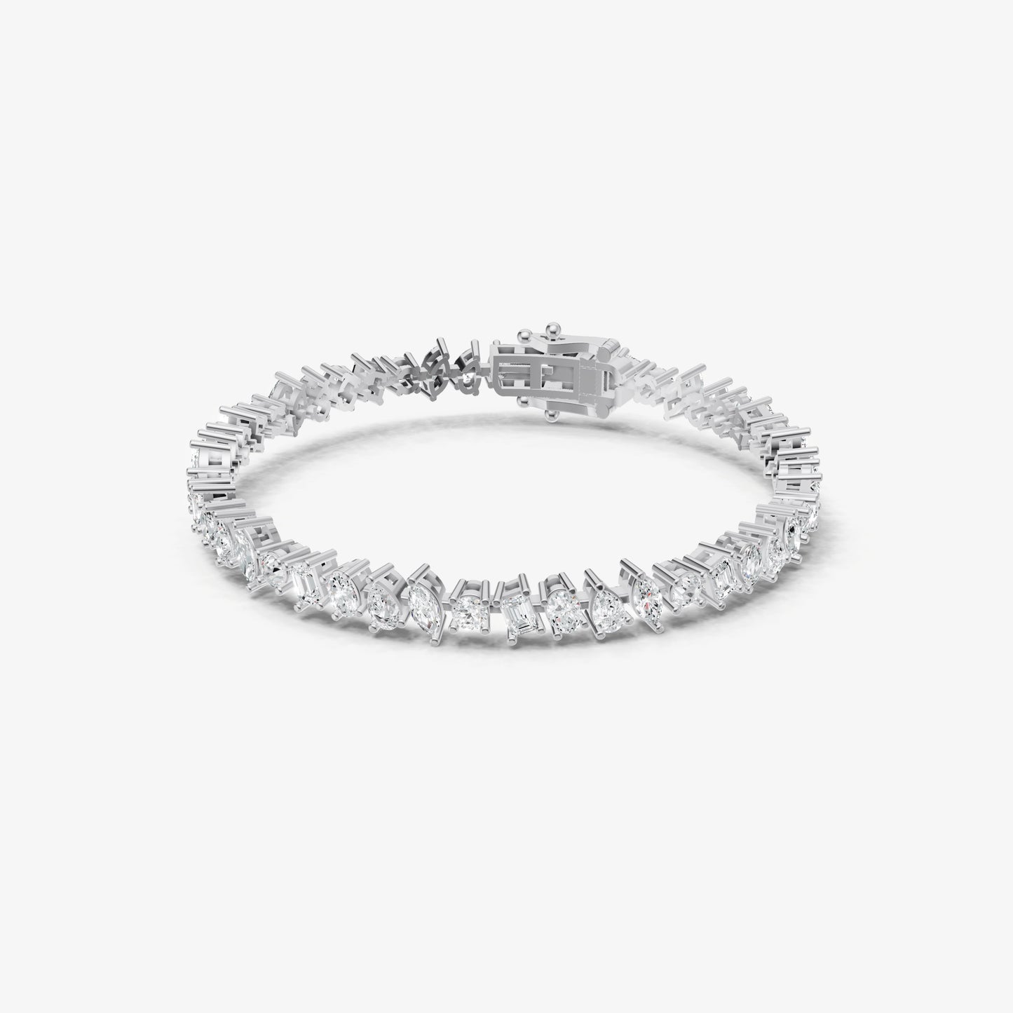 5.00ct Fancy Diamond Tennis Bracelet