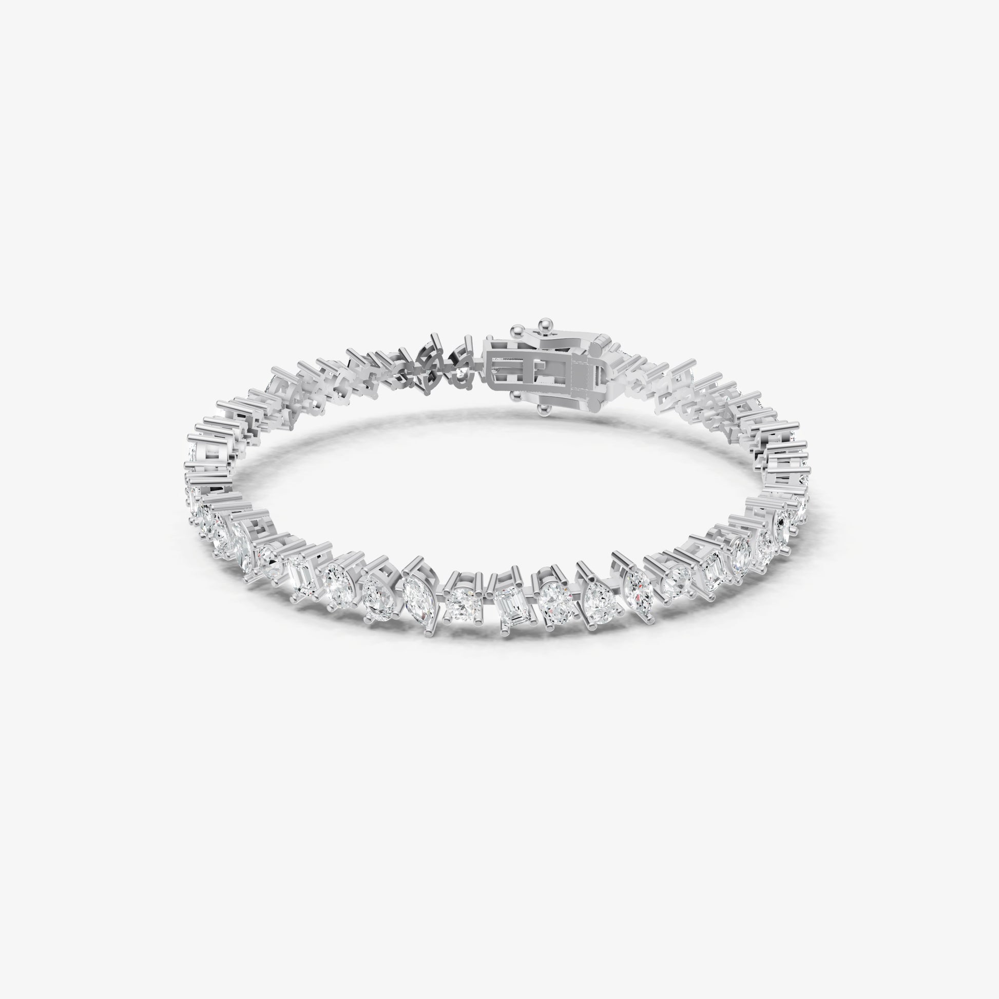 5.00ct Fancy Diamond Tennis Bracelet
