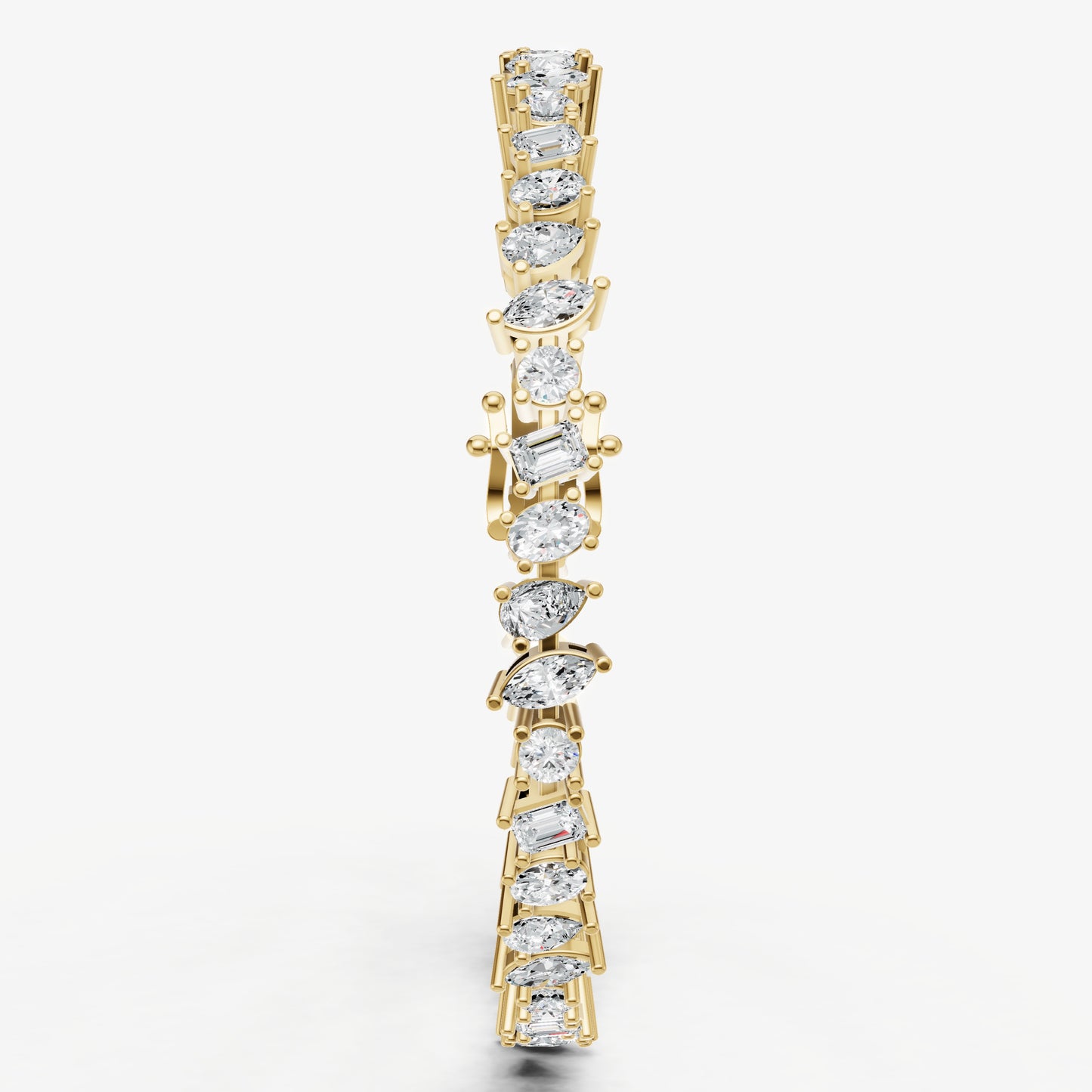 5.00ct Fancy Diamond Tennis Bracelet