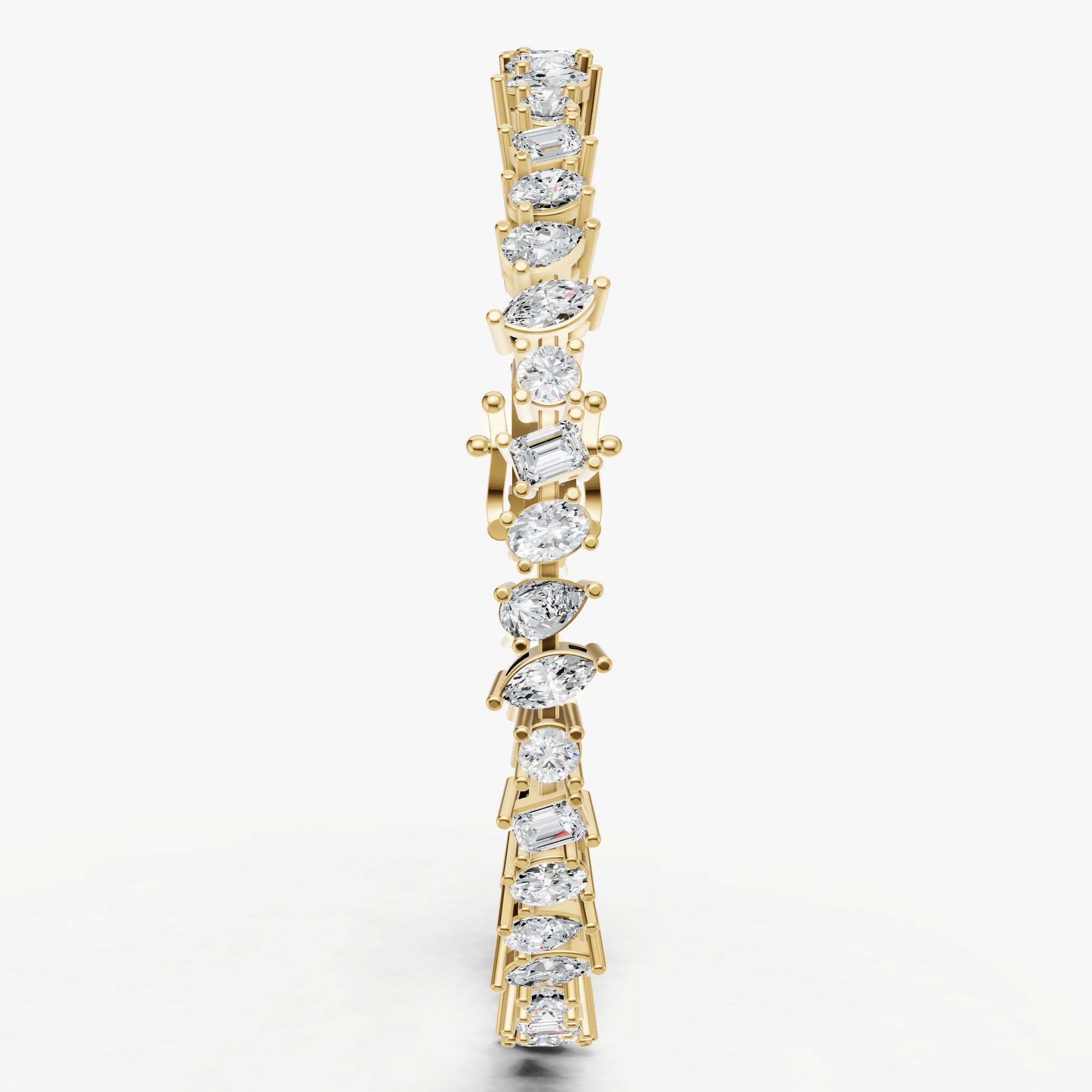 5.00ct Fancy Diamond Tennis Bracelet