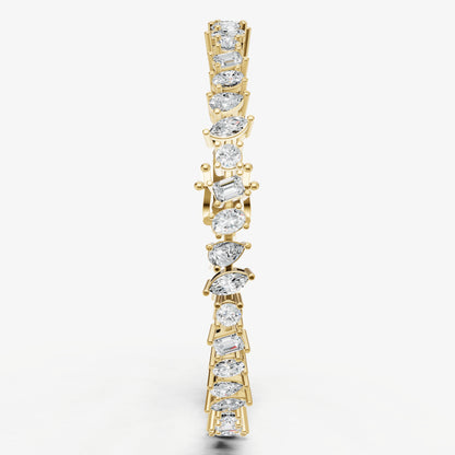 5.00ct Fancy Diamond Tennis Bracelet