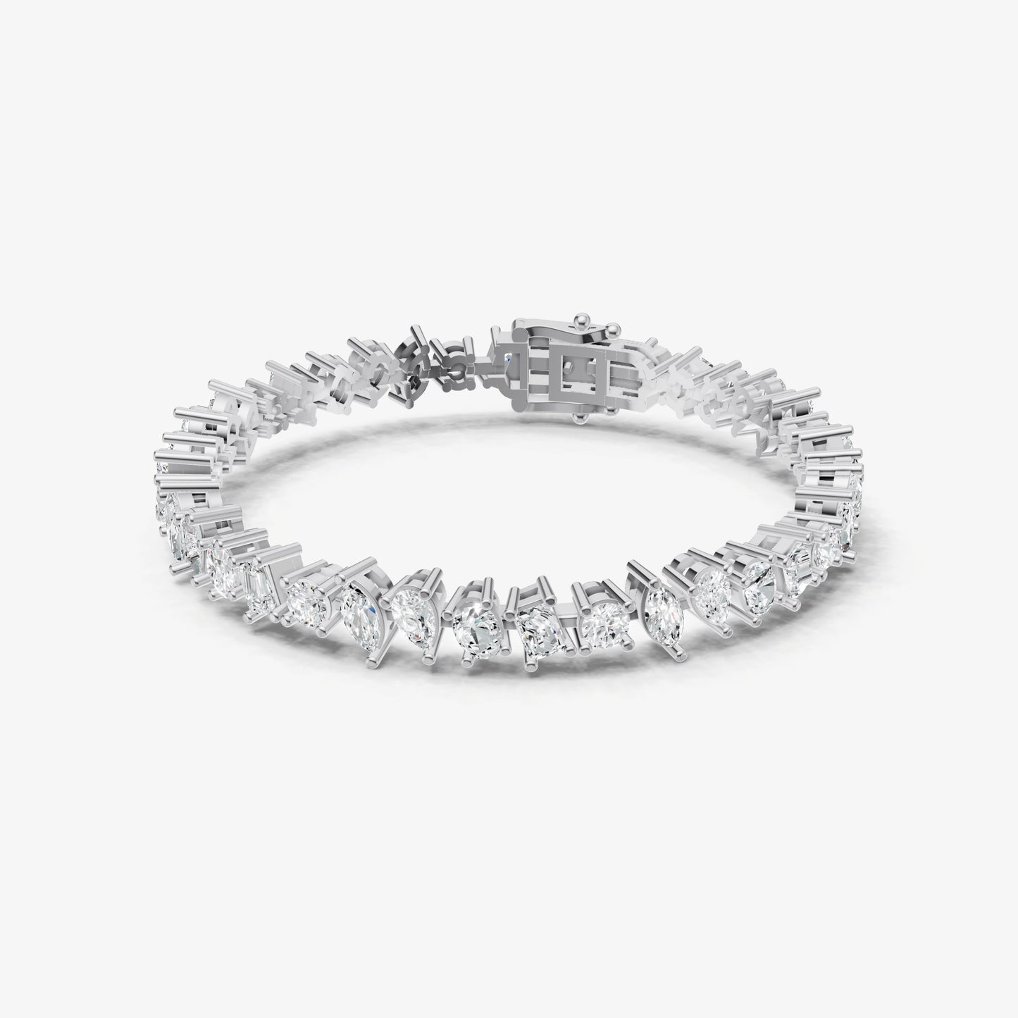 7.00ct Fancy Diamond Tennis Bracelet
