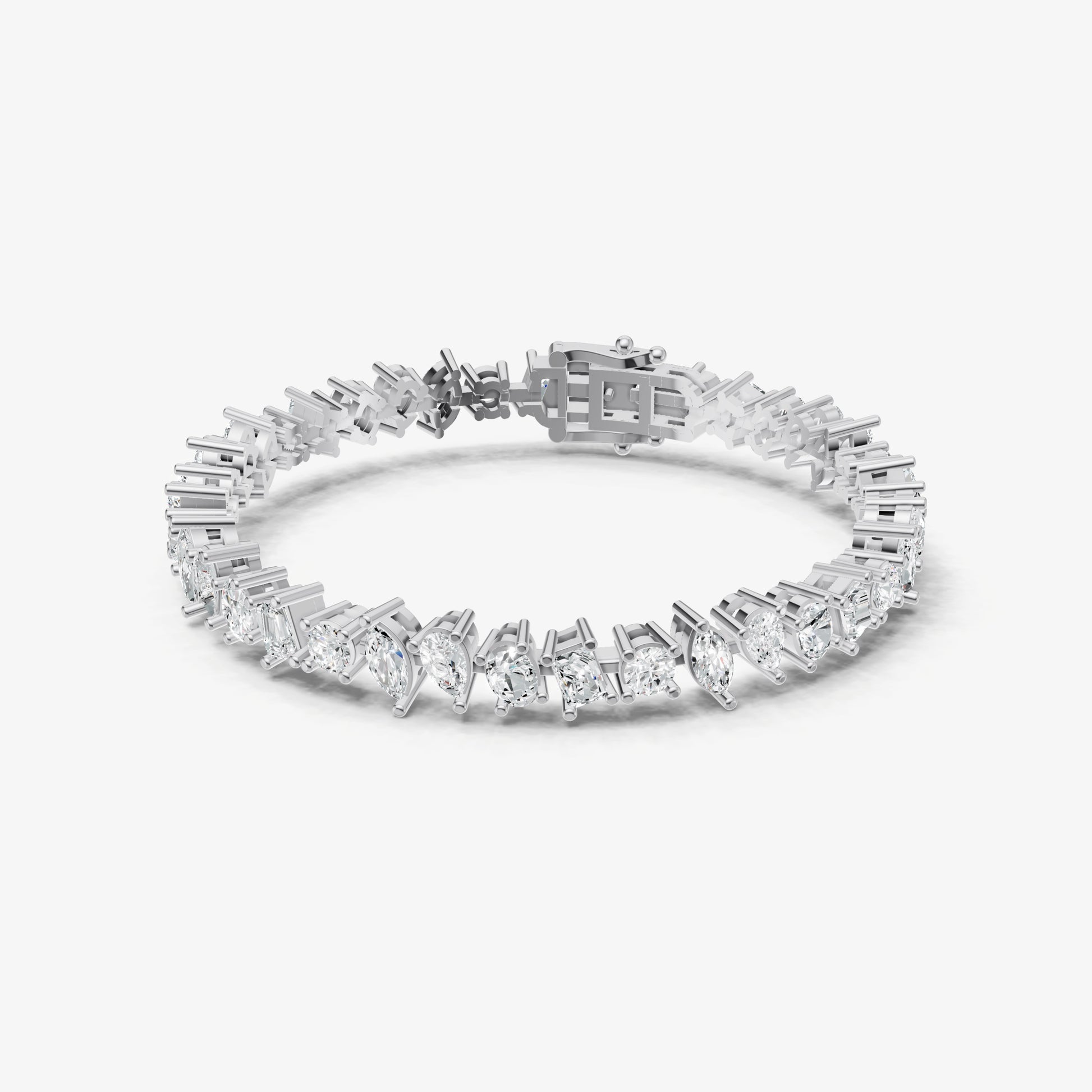 7.00ct Fancy Diamond Tennis Bracelet