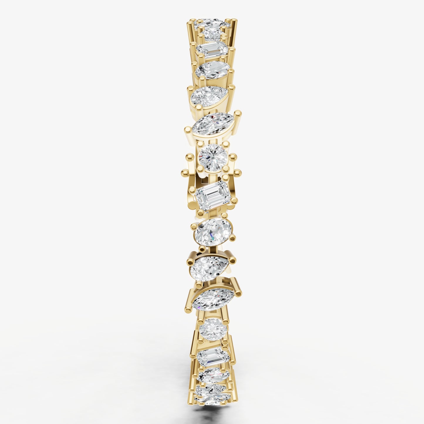 7.00ct Fancy Diamond Tennis Bracelet