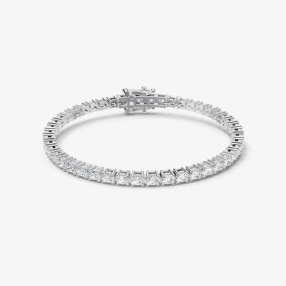 4.00ct Total Diamond Weight East-West Oval Tennis Bracelet