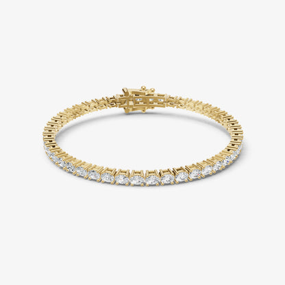 4.00ct Total Diamond Weight East-West Oval Tennis Bracelet