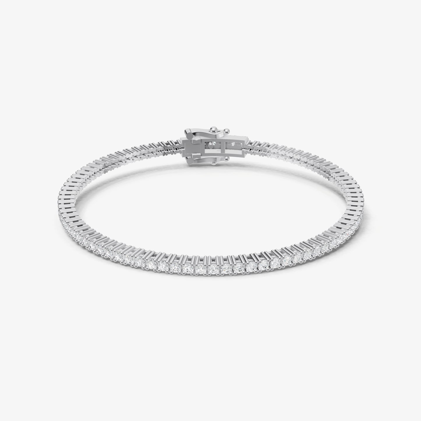 2.00ct Total Diamond Weight Tennis Bracelet