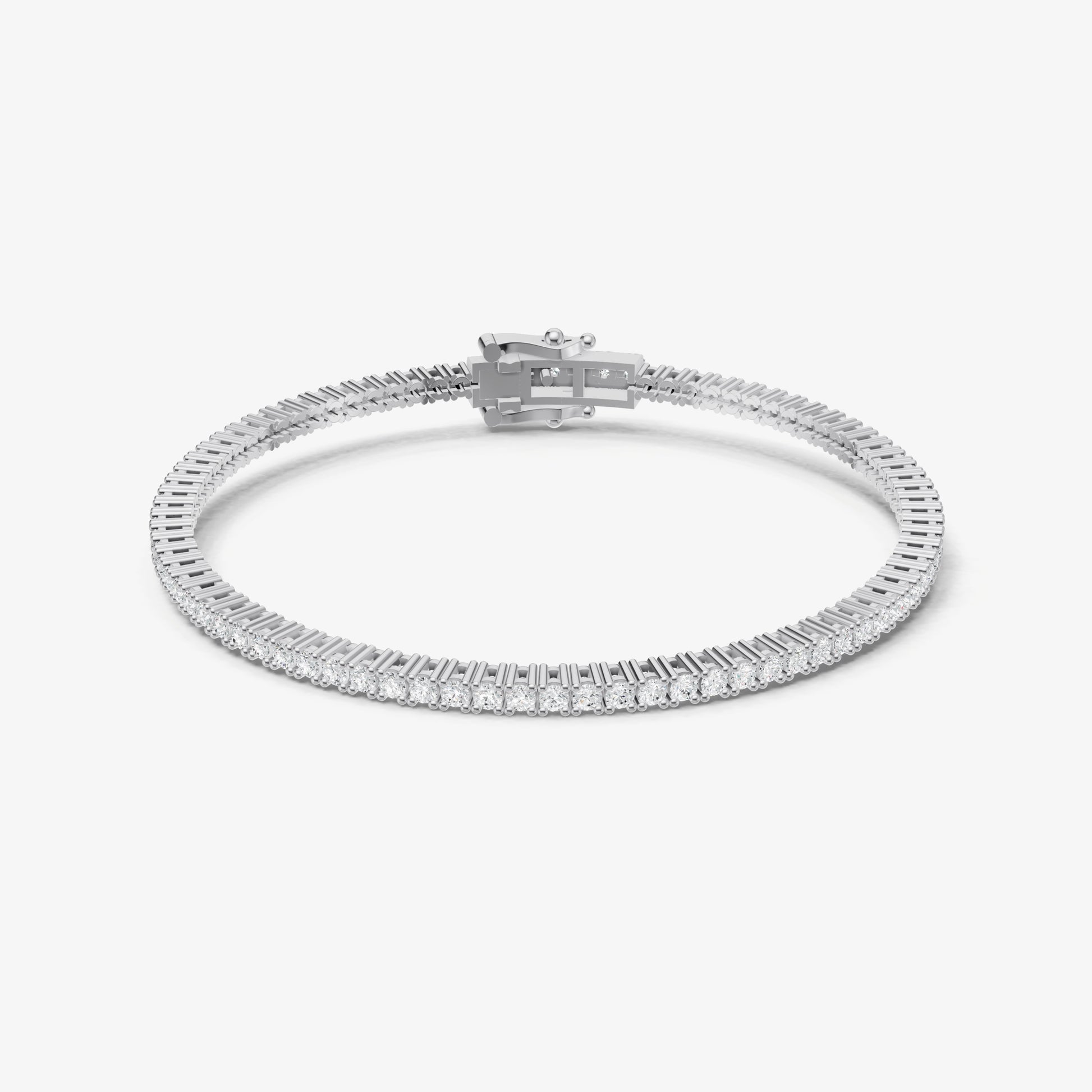 2.00ct Total Diamond Weight Tennis Bracelet