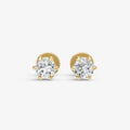 0.50ct Total Diamond Weight 6-Claw Diamond Stud Earrings