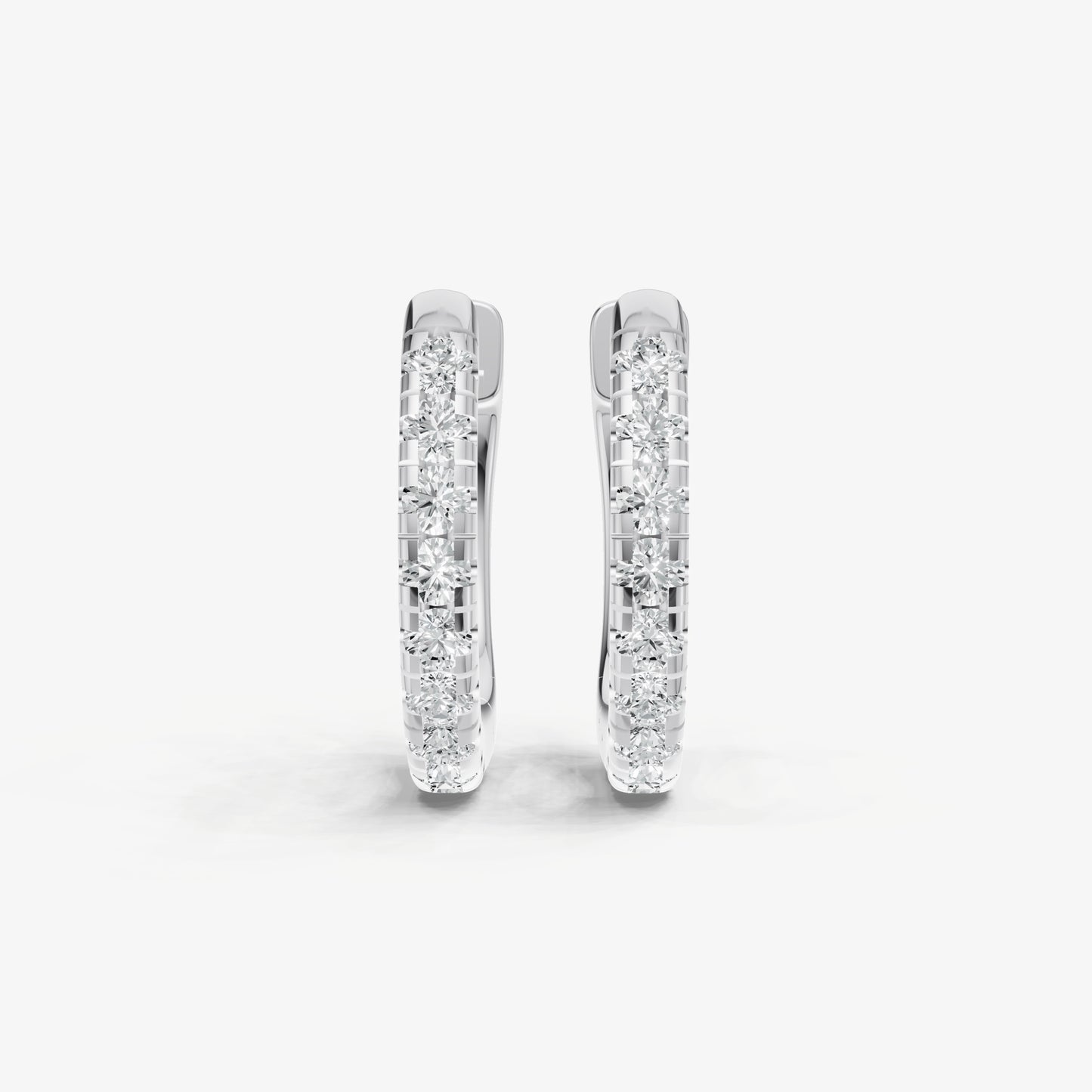 Petite 1pt Diamond Huggie Earrings Ð 8mm