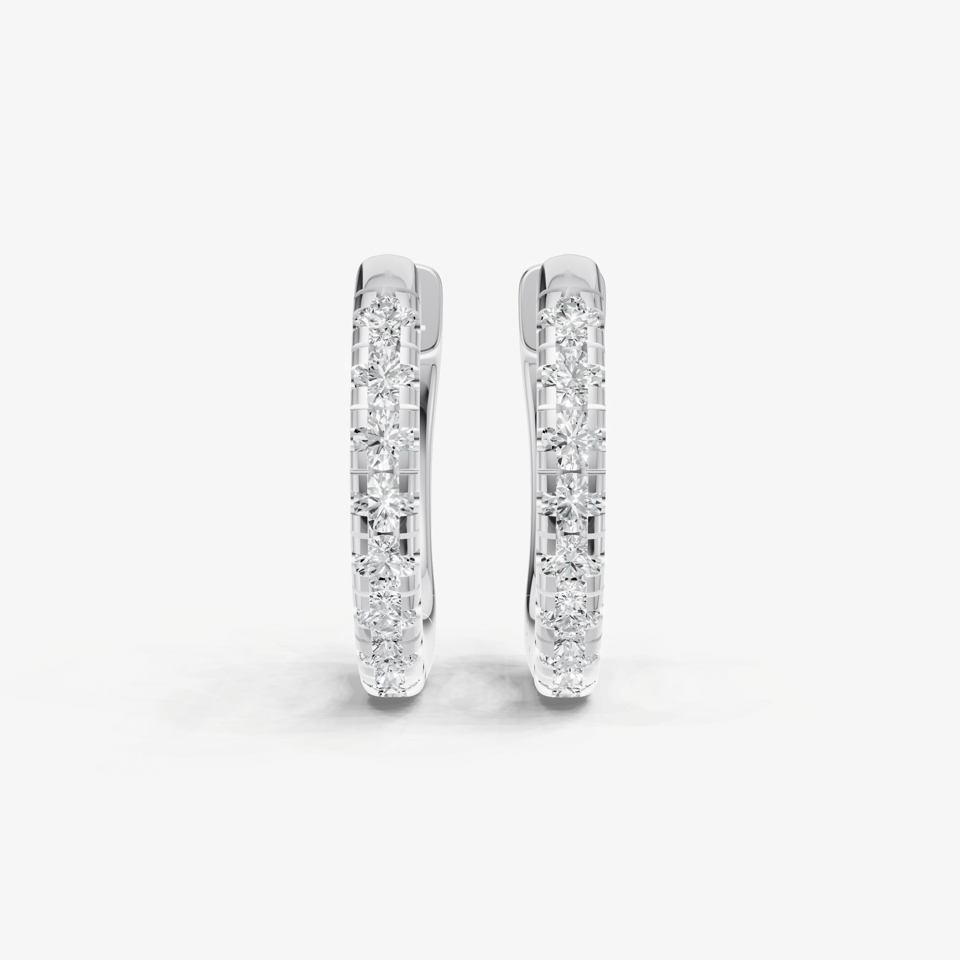 Petite 1pt Diamond Huggie Earrings Ð 8mm