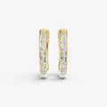 Petite 1pt Diamond Huggie Earrings Ð 8mm