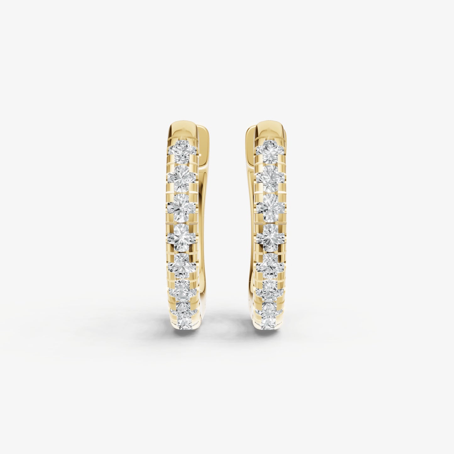 Petite 1pt Diamond Huggie Earrings Ð 8mm