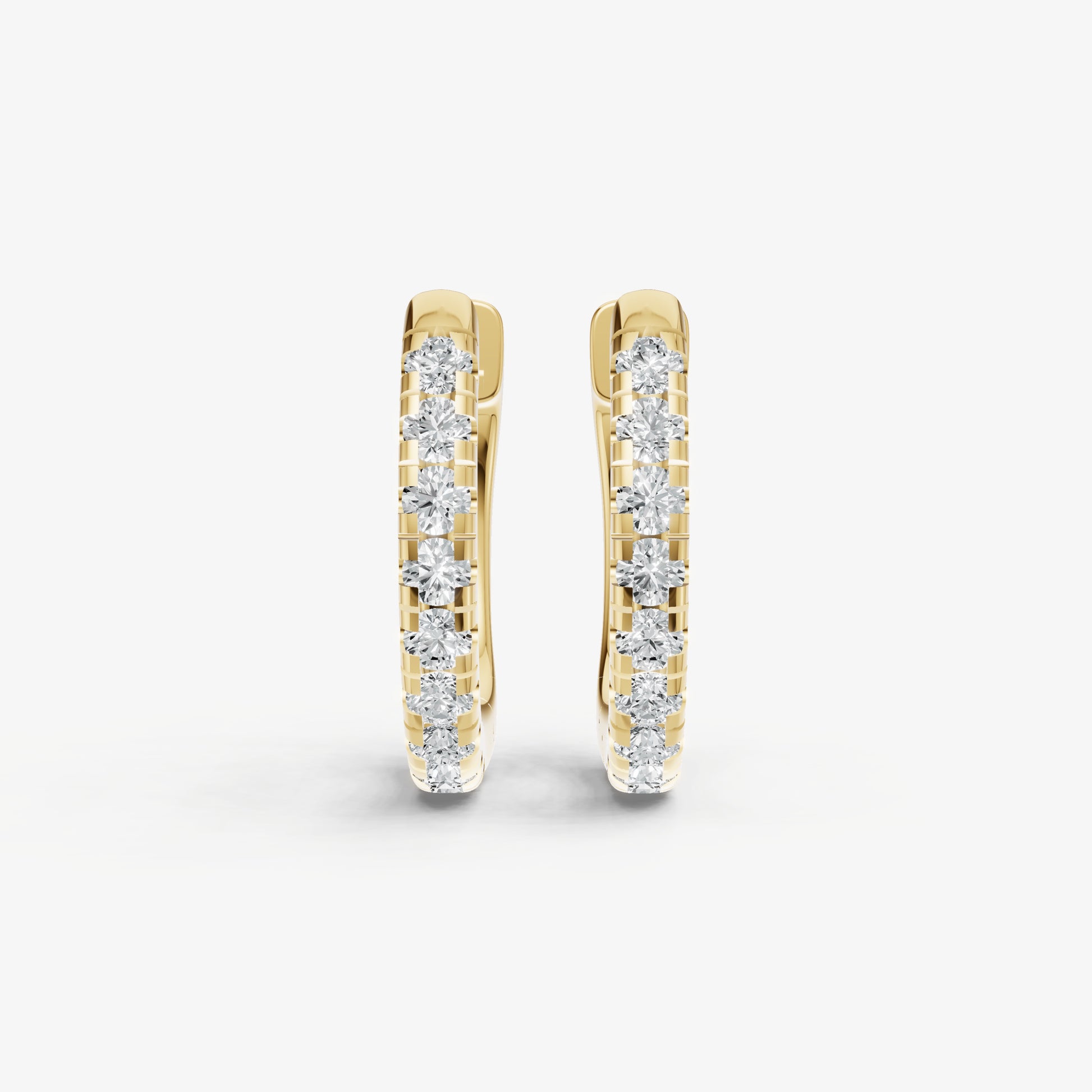 Petite 1pt Diamond Huggie Earrings Ð 8mm
