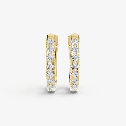 Petite 1pt Diamond Huggie Earrings Ð 8mm
