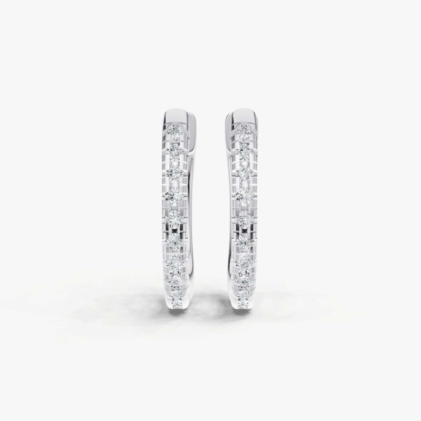 Everyday 1pt Diamond Huggie Earrings - 10mm